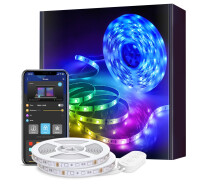 Придбати - світлодіодну стрічку  Стрічка світлодіодна розумна Govee H6154 RGB Smart Wi-Fi + Bluetooth LED Strip Lights 15м Білий