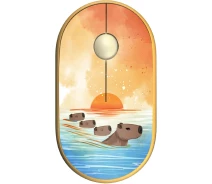 Придбати - мишку для ноутбука  Миша 2E MF300 CAPYBARA:SUNSET Silent WL BT, жовтий (2E-MF300WCAPIBARAYW)