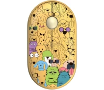 Придбати - мишку для ноутбука  Миша 2E MF300 PETS:CATS&DOGS Silent WL BT, жовтий (2E-MF300WPETSYW)