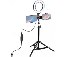 Придбати - кільцеве світло  Кільцева лампа Puluz PKT3037 6.2 "+ штатив 70cм (14W)