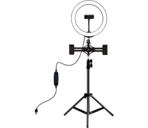 Придбати - кільцеве світло  Кільцева лампа Puluz PKT3053B 10 "+ штатив 1.1м (10W)