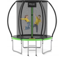 Придбати - батут  Батут із внутрішньою сіткою 4FIZJO PRO 6FT Black/Green (P-5907739319234)