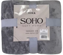 Придбати - плед  Плед SOHO 150*200 см Plush Silver 6996540