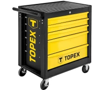 Придбати - тележку и тумбу для инструментов  Візок для інструменту TOPEX, 5 ящиків, сталевий корпус