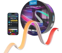 Придбати - світлодіодну стрічку  Стрічка світлодіодна розумна Govee H61E5 COB Strip Light Pro, 3м, RGBIC+W, білий (H61E53D1)