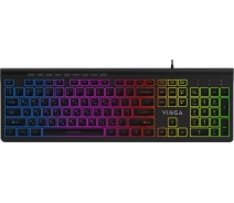 Придбати - клавіатуру  Клавіатура Vinga KB-460 Black