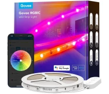 Придбати - світлодіодну стрічку  Стрічка світлодіодна розумна Govee H612A Strip Light S With Protective Coating, 5м, RGBICW, білий (H612ACD1)