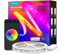 Придбати - світлодіодну стрічку  Стрічка світлодіодна розумна Govee H612C Strip Light S With Protective Coating, 10м, RGBICW, білий (H612CCD1)