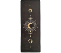 Придбати - килимок для фітнесу та йоги  Килимок для йоги EasyFit BlackMoon (замша-каучук) чорний (EF-1926-2)