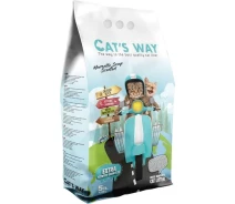 Придбати - наполнитель для туалетов  Бентонітовий наповнювач CAT'S WAY марсельске мило + бірюзові гранули, 5л(8682162004595)