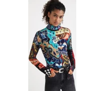 Придбати - жіночий пуловер  Пуловер DESIGUAL 21WWJFAF XL Чорний (8445110220986)