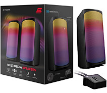Придбати - колонки для ПК  Колонки для ПК 2E PCS231 RGB Matrix Black (2E-PCS231BK)