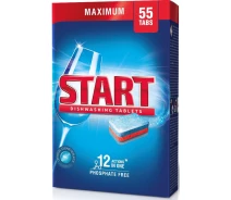 Придбати - средство для мытья посуды  Таблетки для посудомийних машин START MAXIMUM 55 шт (4820207100077)