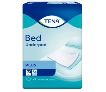 Придбати - пелюшку для малюків  Пелюшки вбираючі одноразові Tena Bed Plus 60х60 см 5 шт (7322540801910)