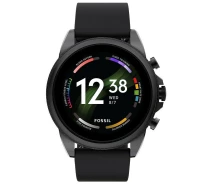 Придбати - смарт-годинник  Смарт-годинник Fossil Gen 6 Black Silicone (FTW4061)