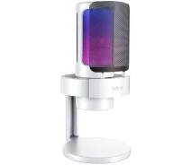 Придбати - мікрофон для караоке  Мікрофон Fifine RGB AMPLIGAME A8W White