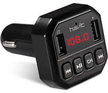 Придбати - FM трансмиттер  FM модулятор HAVIT HV-FM808BT Black