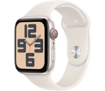 Придбати - смарт-годинник  Apple Watch SE GPS + Cellular (LTE) 40mm Starlight Aluminium Case with Starlight Sport Band - S/M (MXGJ3QH/A)