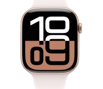 Придбати - смарт-годинник  Apple Watch Series 10 GPS + Cellular 46mm Rose Gold Aluminium Case with Light Blush Sport Band - S/M (MWY63QH/A)