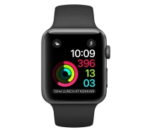 Придбати - смарт-годинник  Смарт-годинник Apple Watch Series 1, 38mm Space Grey Aluminium Case Black Sport Band (MP022)