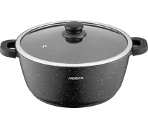 Придбати - кастрюлю та казан  Каструля зі скляною кришкою Ardesto Gemini Anzio, 2.5л, алюміній, чорний