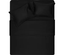 Придбати - підковдру  Підковдра Ardesto Mix&Match Premium, 160х220см, 100% бавовна, сатин, чорний