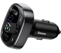 Придбати - FM трансмиттер  FM трансміттер Baseus Launcher S-09 2.4A 2USB MP3 Tarnish (CCMT000301)