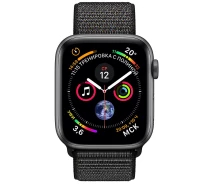 Придбати - смарт-годинник  Смарт-годинник Apple Watch Series 4 44mm Space Grey Aluminium Case with Black Sport Loop (MU6E2)