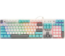 Придбати - клавіатуру  Клавіатура ігрова Bloody S510R Icy White Red Switch RGB USB