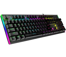 Придбати - клавіатуру  Клавіатура ігрова Vertux Comando USB Black (comando.black)