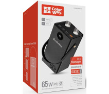 Придбати - універсальну мобільну батарею  Power Bank ColorWay 60000mAh 65W (CW-PB600LPA5BK-PDD)чорн.