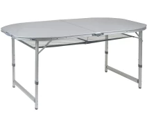 Придбати - розкладні меблі  Стіл Bo-Camp Premium Oval1 50x80cm Grey (1404405)
