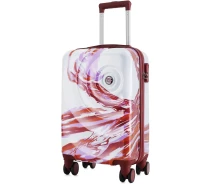 Придбати - валізу  Валіза Semi Line 20" (S) White/Red Print (T5654-1)