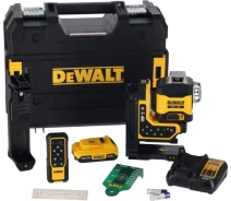 Придбати - лазерний рівень і нівелір  Рівень лазерний лінійний DeWALT 18В XR Li-Ion,АКБ, ЗП, кейс (DCLE34035D1)