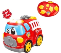 Придбати - радіокеровану іграшку  Машинка на радіокеруванні Kidz2Go "Пожежна" зі світлом та звуком на батарейках (27x14,5x19,2 см)(DHTRC10405J)