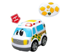 Придбати - радіокеровану іграшку  Машинка на радіокеруванні Kidz2Go "Швидка" зі світлом та звуком на батарейках (27x14,5x19,2 см) (DHTRC10426J)