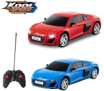 Придбати - радіокеровану іграшку  Машинка на радіокеруванні Kool Speed "Audi R8 Coupe" на батарейках синя/червона (25,2x12x10 см) (DHTRC10504N)