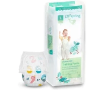 Придбати - підгузник  Підгузки-трусики Offspring® розмір L, 9-14 кг, 36 шт, Цифри (DP-OI-FAP-L36P-FFG)