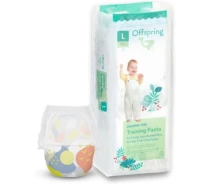 Придбати - підгузник  Підгузки-трусики Offspring® розмір L, 9-14 кг, 36 шт, Небо (DP-OI-FAP-L36P-SKY)