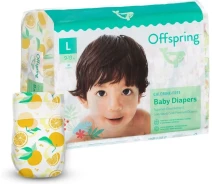 Придбати - підгузник  Підгузки Offspring® розмір L, 9-13 кг, 36 шт, Апельсин (DP-OI-FAT-L36P-TGYORN)