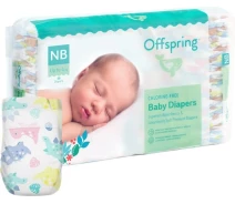 Придбати - підгузник  Підгузки Offspring® розмір NB, до 4 кг, 56 шт, Діноленд (DP-OI-FAT-NB56P-DNL)