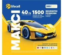 Придбати - стартовий пакет  Стартовий пакет lifecell Максі