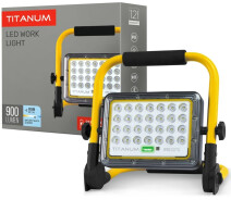 Придбати - прожектор  Прожектор акумуляторний IP65 TITANUM 20W 900Lm 5000K (TL-FA-105)