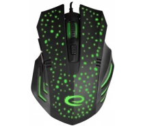 Придбати - мишку для ноутбука  Миша ігрова Esperanza MX212 Galaxy USB Black/Green (EGM212)