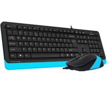 Придбати - клавіатуру  Комплект 2в1 A4-Tech F1010 Blue USB (клавіатура + миша)