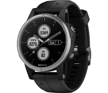 Придбати - смарт-годинник  Смарт-годинник Garmin Fenix 5S Plus Silver/Black (010-01987-21)