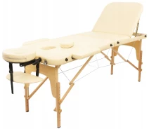 Придбати - масажний стол  Масажний стіл 4FIZJO Massage Table+ Wood W60 Beige