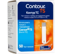 Придбати - аксесуар до медичного приладу  Тест-смужки Contour TS test strip #50 - Контур ТС тест смужки #50 шт