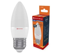 Придбати - LED-лампу  Лампа світлодіодна Electrum C37 5W PA LC-31 Е27 4000K 490lm (A-LC-1932)