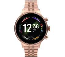 Придбати - смарт-годинник  Смарт-годинник Fossil Gen 6 Rose Gold-Tone Stainless Steel (FTW6077)